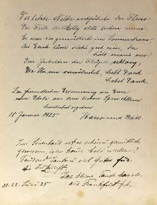 Bild Nr.2: 120-375 Gästebuch: (Varia, Handschriften)