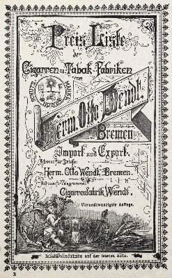 Bild Nr.1: 120-377 Wendt,H.O.: (Werbung, Tabak)