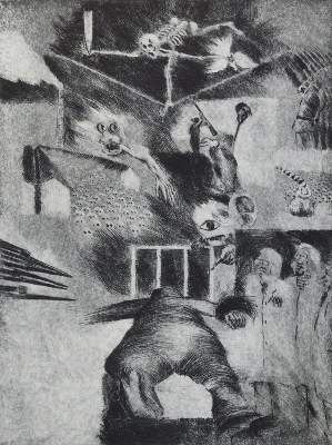 Bild Nr.1: 120-3781 Kochseder, Franz: (Künstlergraphik, Totentanz)