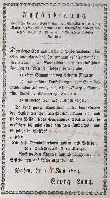 Bild Nr.1: 120-381 Ankündigung.: (Zirkus - Schausteller)