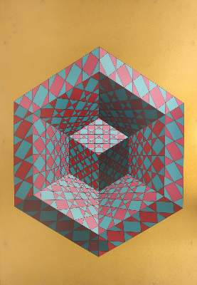 Bild Nr.1: 120-3816 Vasarely, Victor: (Künstlergraphik)