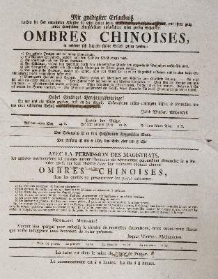Bild Nr.1: 120-401 Ombre Chinoises.: (Zirkus - Schausteller)