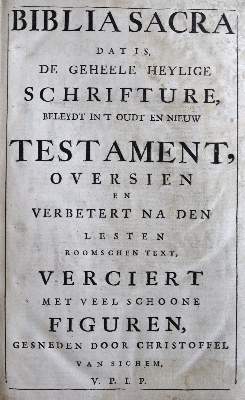 Bild Nr.1: 120-41 Biblia neerlandica.: (Bibeln)
