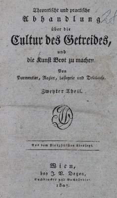 Bild Nr.1: 120-412 Parmentier,(A.A.), F.Rozier u.a.: (Küche und Haushalt, Bäckerei und Konditorei)