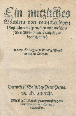 Bild Nr.1: 120-417 Wecker,H.J.: (Küche und Haushalt, Getränke, Wein)