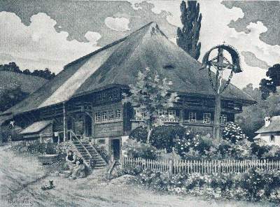 Bild Nr.1: 120-456 Schilling,R.: (Architektur, Schwarzwaldhaus)