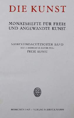 Bild Nr.1: 120-490 Kunst, Die.: (Kunstwissenschaft)