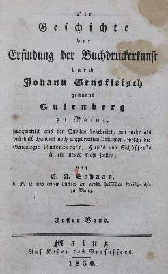 Bild Nr.1: 120-541 Schaab,C.A.: (Druckkunst)