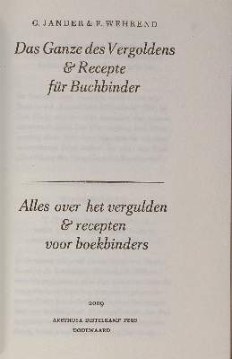 Bild Nr.2: 120-553 Jander,G. u. F.Wehrend.: (Faksimile)