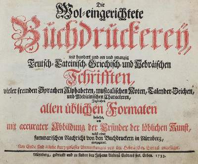 Bild Nr.2: 120-585 (Ernesti,J.H.G.).: (Typographie und Kalligraphie)