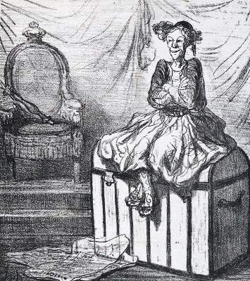 Bild Nr.1: 120-615 Daumier,H.: (Karikatur)