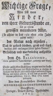 Bild Nr.1: 120-620 Ballexserd,(J.).: (Kinder- und Jugendbücher)