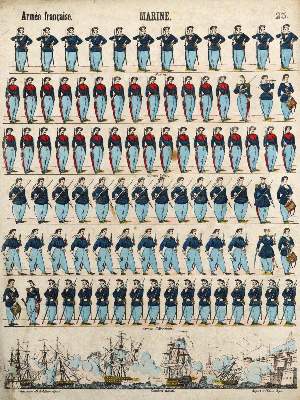 Bild Nr.1: 120-625 Sammlung: (Bilderbogen, Militaria)