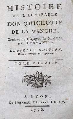 Bild Nr.1: 120-674 Cervantes Saavedra,M.de.: (Literatur und illustrierte Bücher bis 19.Jahrhundert)