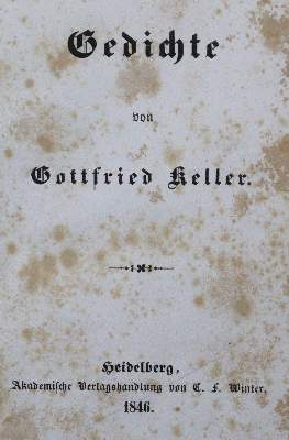 Bild Nr.1: 120-709 Keller,G.: (Literatur und illustrierte Bücher bis 19.Jahrhundert)