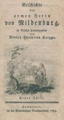 Bild Nr.1: 120-710 Knigge,A.v.: (Literatur und illustrierte Bücher bis 19.Jahrhundert)