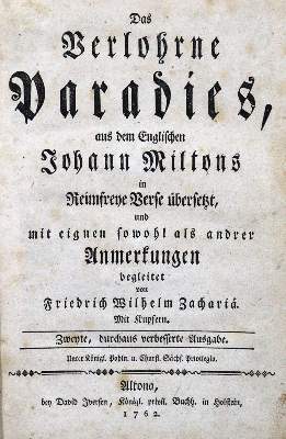 Bild Nr.1: 120-717 Milton,J.: (Literatur und illustrierte Bücher bis 19.Jahrhundert)