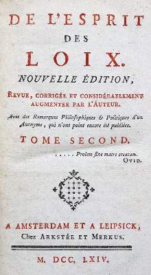 Bild Nr.1: 120-719 (Montesquieu,C.L. de Secondat): (Literatur und illustrierte Bücher bis 19.Jahrhundert)