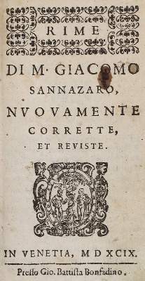 Bild Nr.1: 120-733 Sannazaro,J.: (Literatur und illustrierte Bücher bis 19.Jahrhundert)