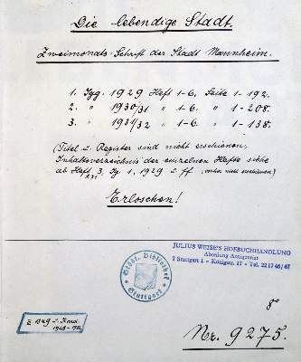 Bild Nr.1: 120-750 lebendige Stadt, Die.: (Bauhaus)