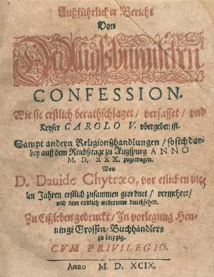 Bild Nr.1: 120-78 Chytraeus,D.: (Alte Drucke, Handschriften und Theologie)