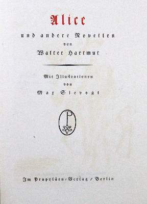 Bild Nr.1: 120-930 Hartmut,W.: (Slevogt)