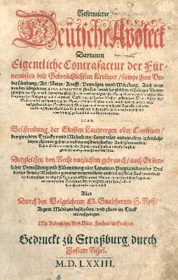 Bild Nr.1: 120-963 Ryff,W.H.: (Botanik, Kräuterbücher)