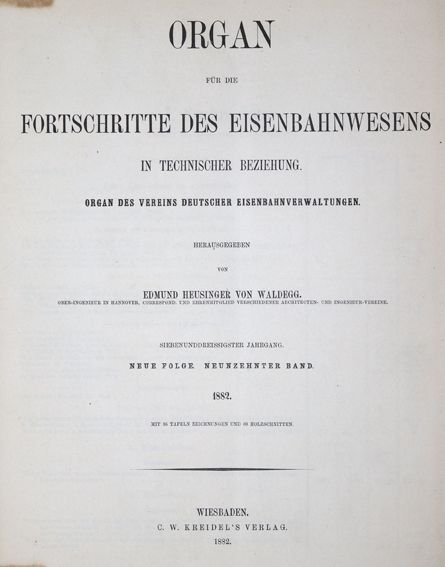 Große Abbildung Nr.1: 121-1011 Organ: (Verschiedene Gebiete - Varia, Eisenbahn)