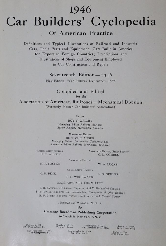 Große Abbildung Nr.1: 121-1018 Wright,R.V. u.a. (Hrsg.).: (Verschiedene Gebiete - Varia, Eisenbahn)
