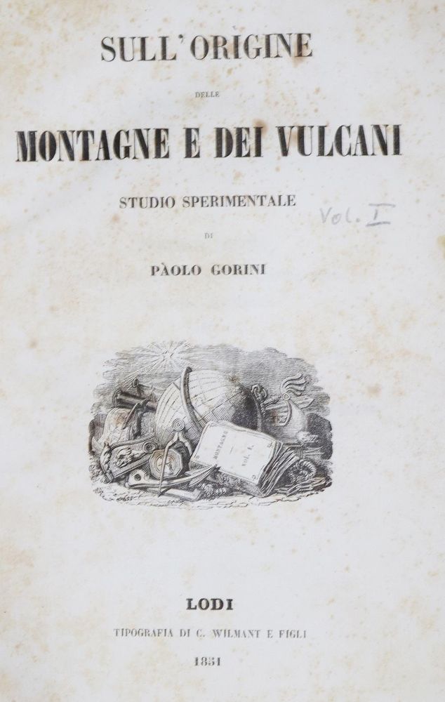 Große Abbildung Nr.2: 121-1022 Gorini,P.: (Verschiedene Gebiete - Varia, Geologie - Mineralogie u. Paläontologie)