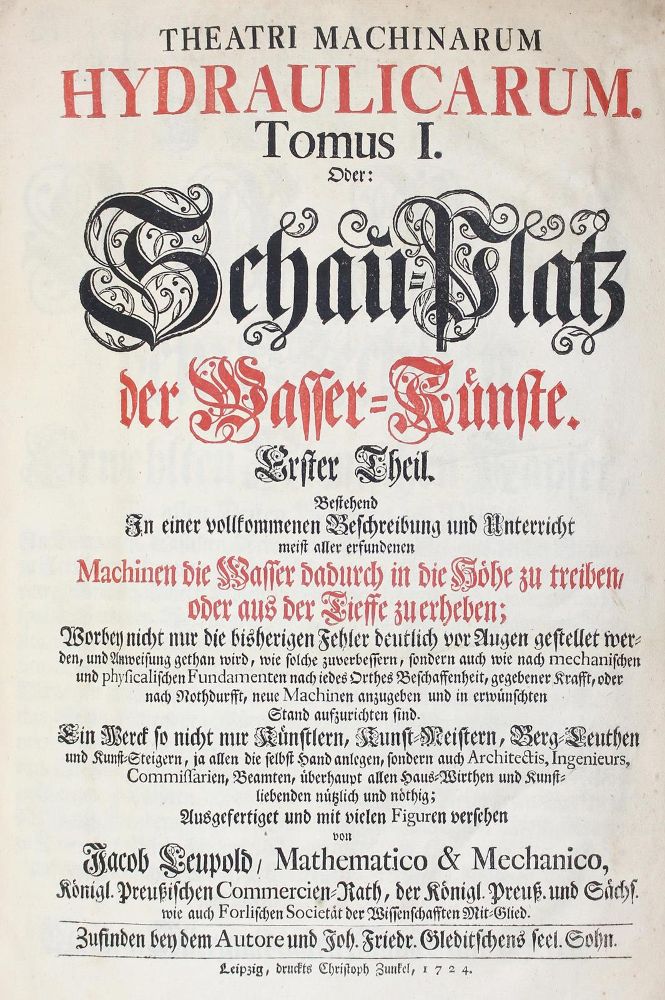 Große Abbildung Nr.1: 121-1045 Leopold,J.: (Verschiedene Gebiete - Varia, Maschinen, Hydraulik)