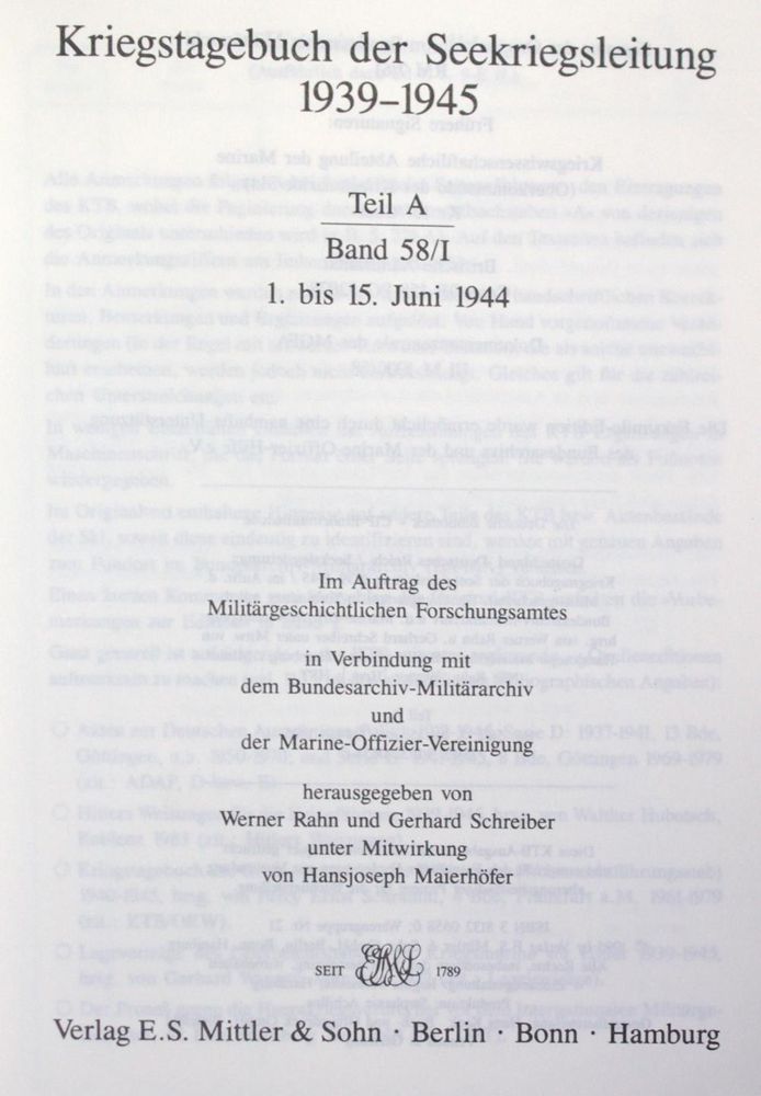 Große Abbildung Nr.1: 121-1071 Rahn,W. u.a. (Hrsg.).: (Verschiedene Gebiete - Varia, Seewesen)