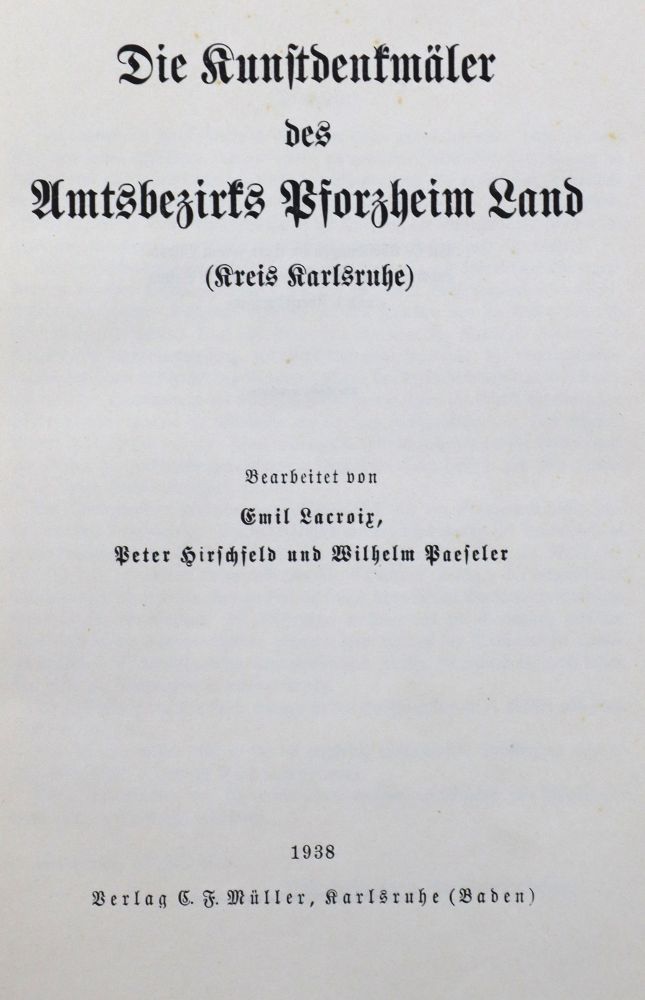 Große Abbildung Nr.1: 121-1132 Sammlung: (Deutschland, Enzkreis)
