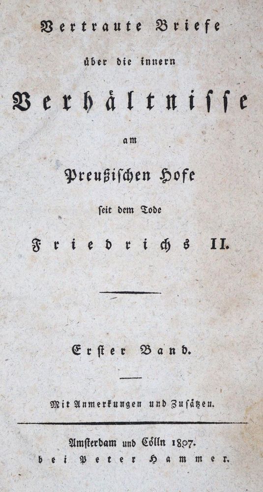 Große Abbildung Nr.1: 121-1135 (Cölln,G.F.W.v.).: (Deutschland, Friedrich II)