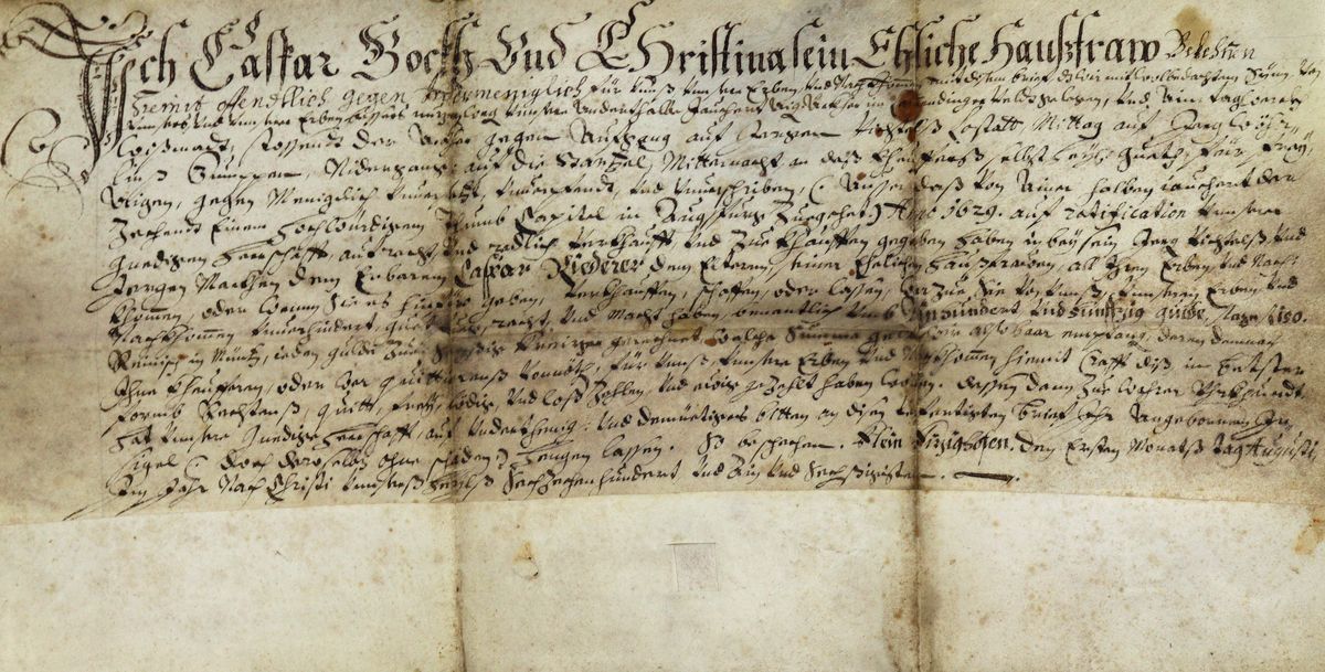 Große Abbildung Nr.1: 121-1139 Kaufbrief.: (Deutschland, Handschriften)