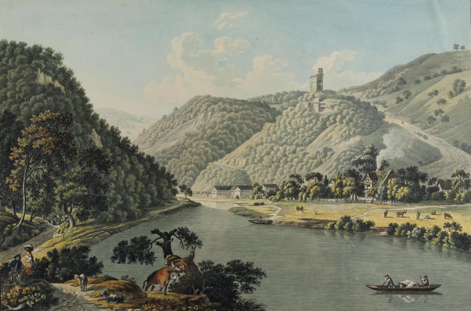 Große Abbildung Nr.1: 121-1145 Laurenburg.: (Deutschland, Laurenburg)