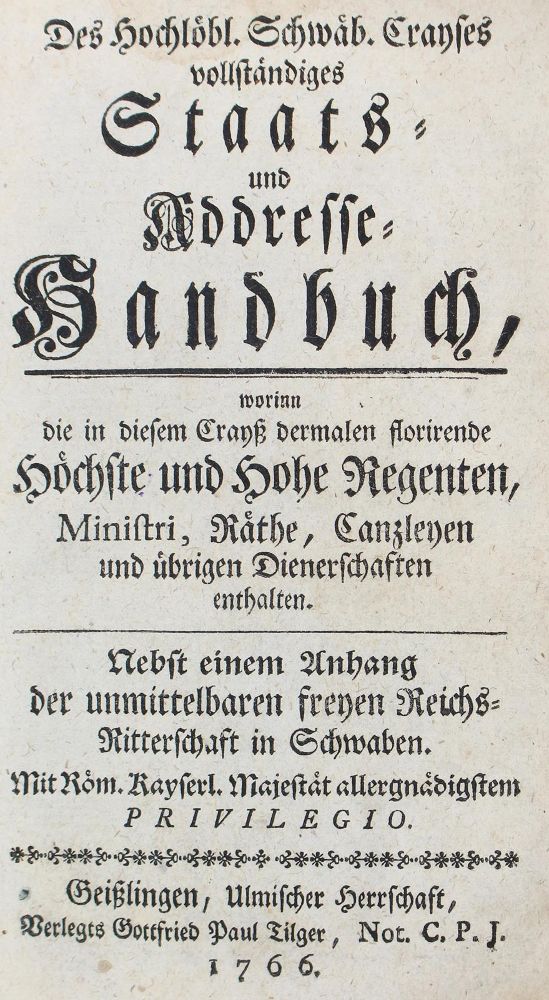 Große Abbildung Nr.1: 121-1171 Schwaben.: (Deutschland)