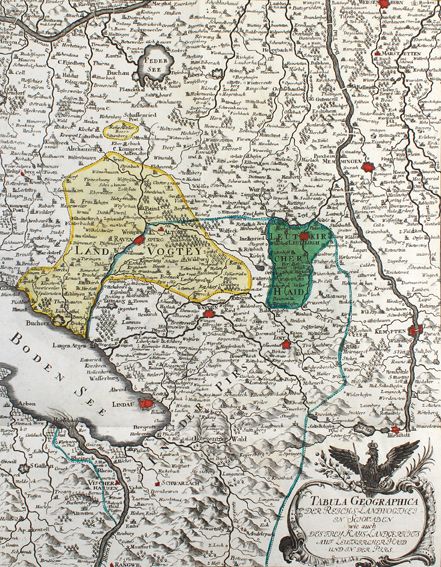 Große Abbildung Nr.1: 121-1172 (Wegelin,J.R.).: (Deutschland, Schwaben)