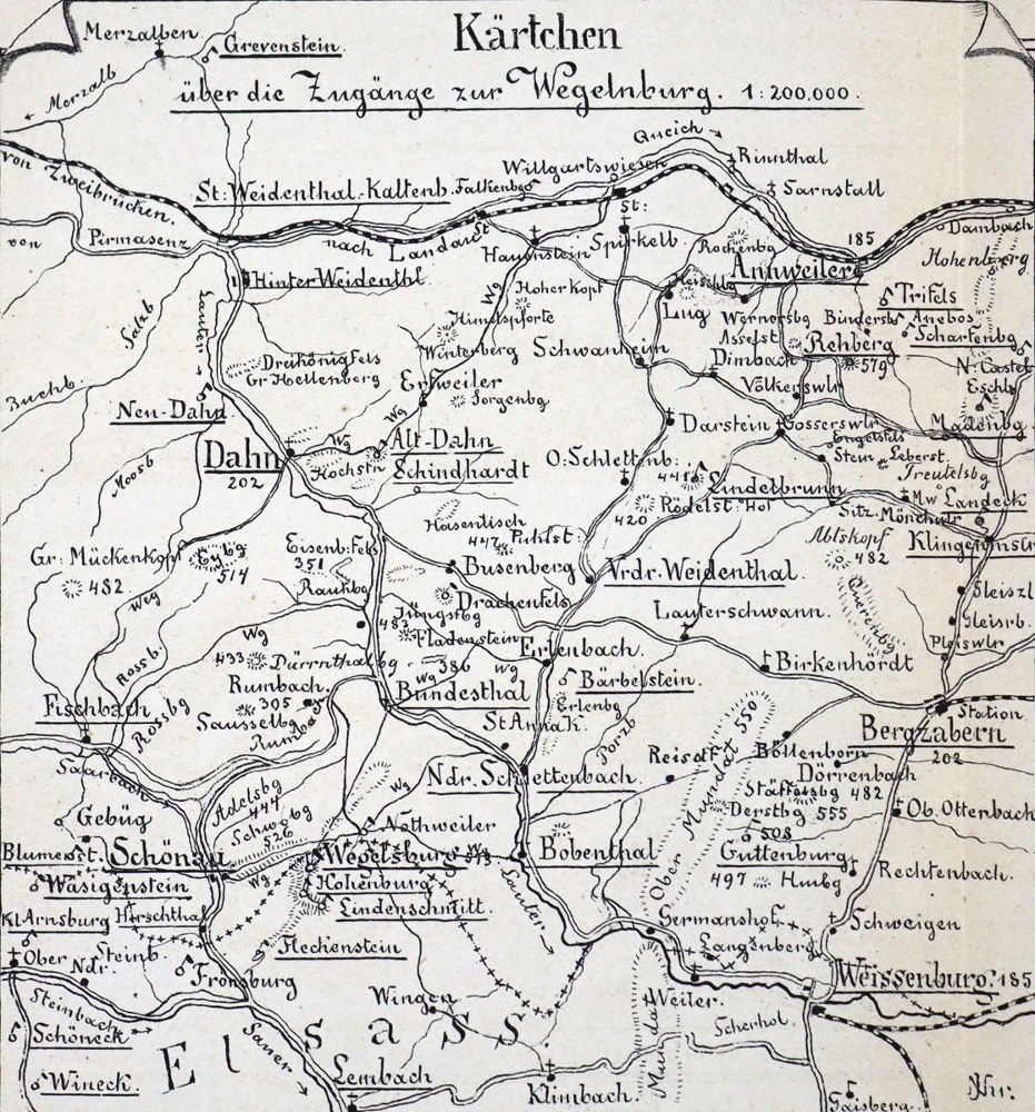 Große Abbildung Nr.1: 121-1184 Naeher,J.: (Deutschland, Wasgau)
