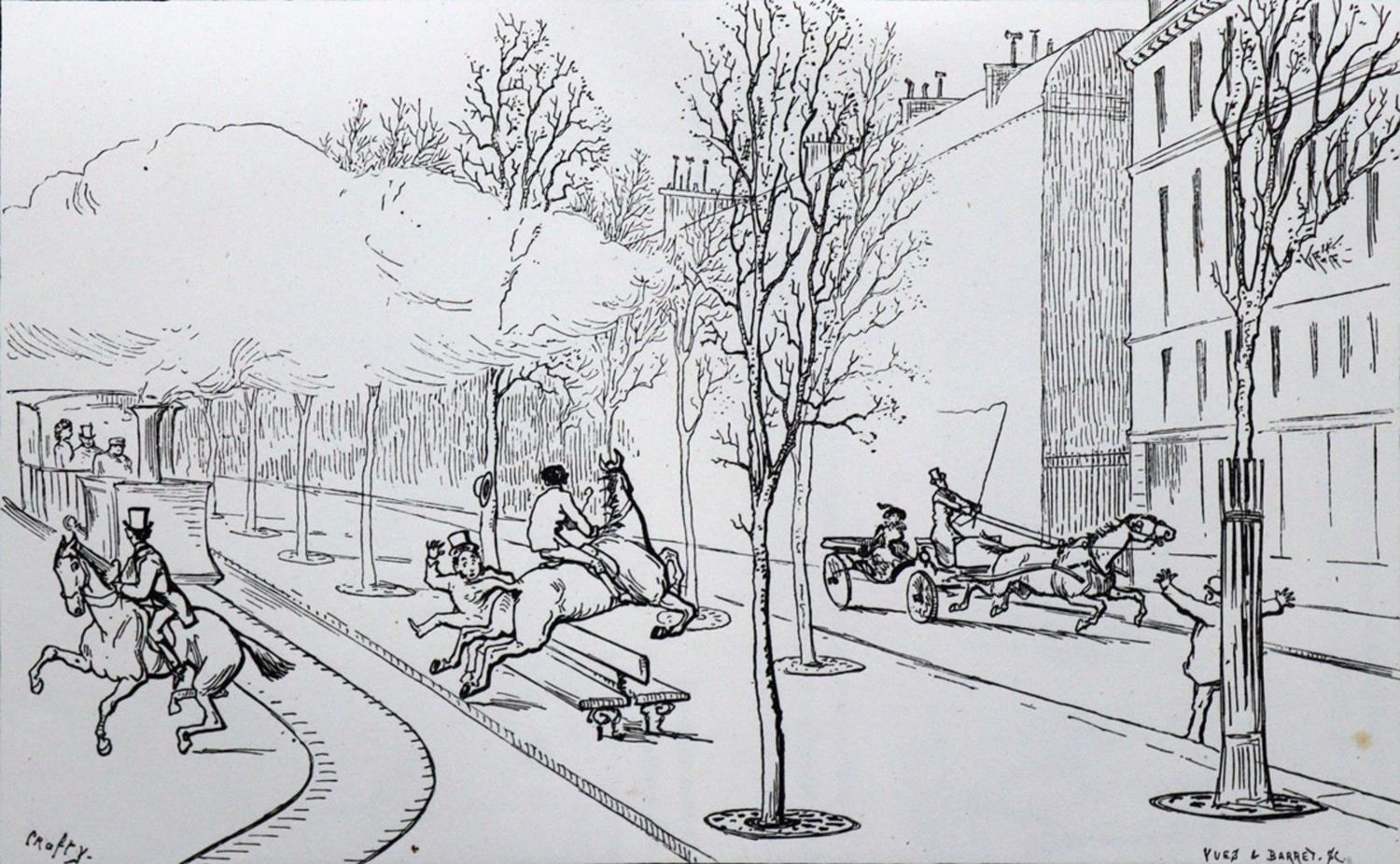 Große Abbildung Nr.1: 121-1199 Crafty (d.i. V.Gerusez).: (Frankreich, Paris)