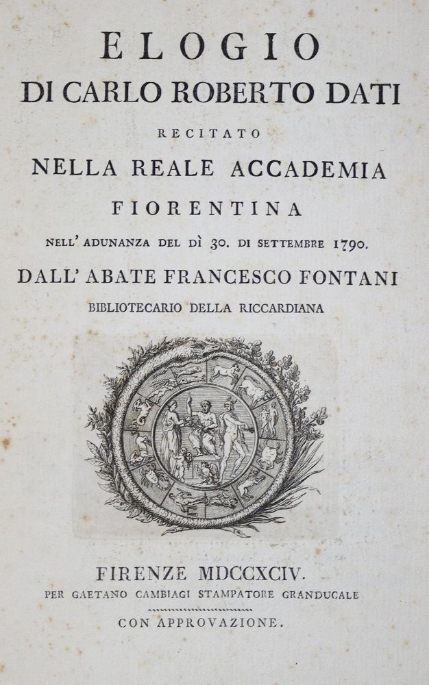 Große Abbildung Nr.1: 121-1201 Fontani,F.: (Italien, Dati)