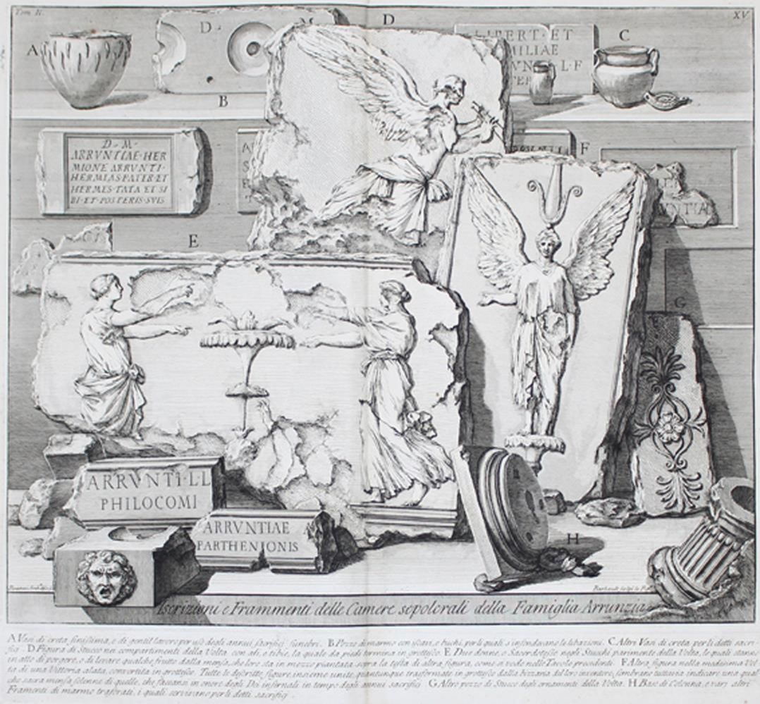 Große Abbildung Nr.2: 121-1208 Le Antichita Romane.: (Italien, Piranesi)