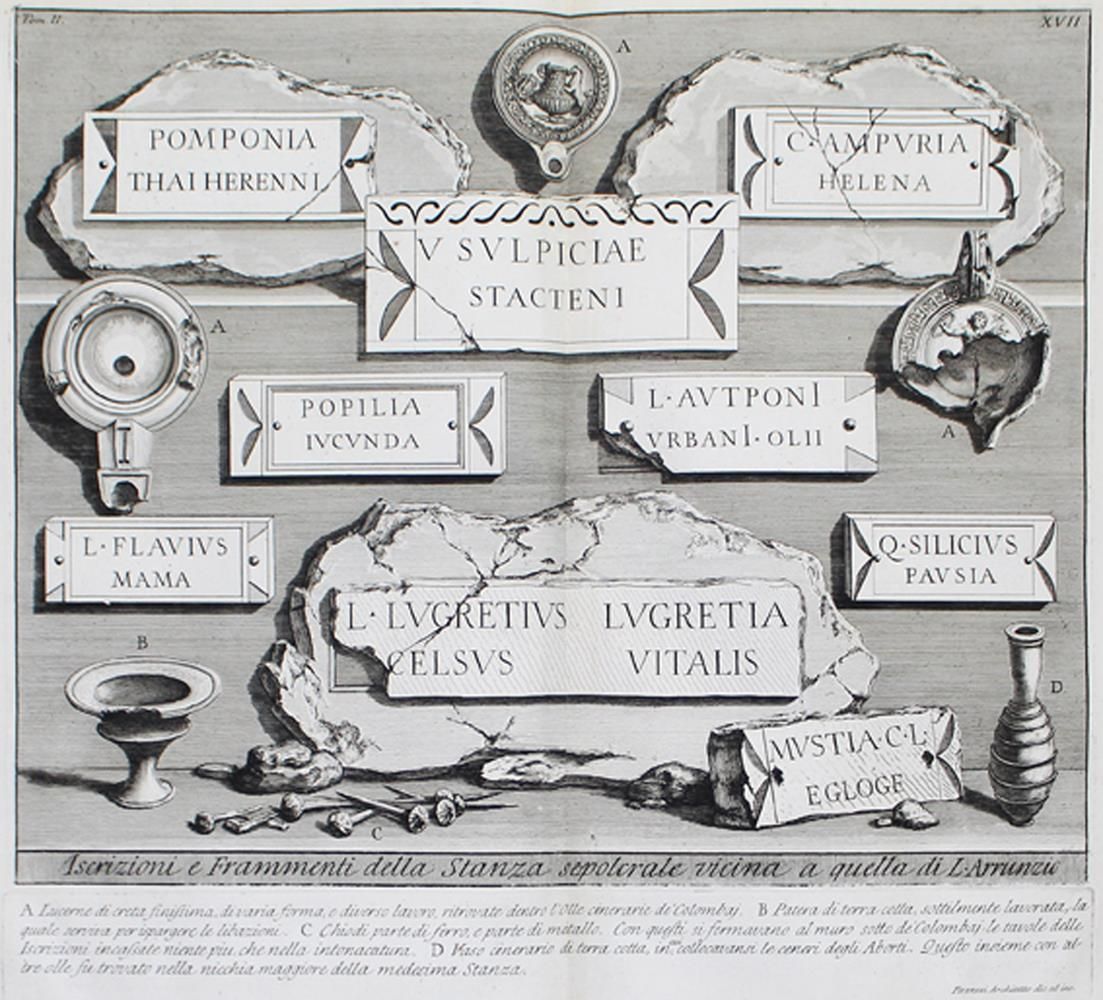 Große Abbildung Nr.4: 121-1208 Le Antichita Romane.: (Italien, Piranesi)