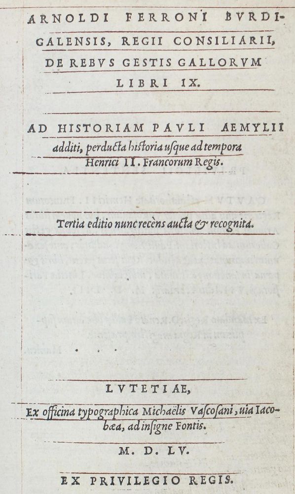 Große Abbildung Nr.1: 121-123 Ferron,A.le.: (Alte Drucke, Handschriften und Theologie)