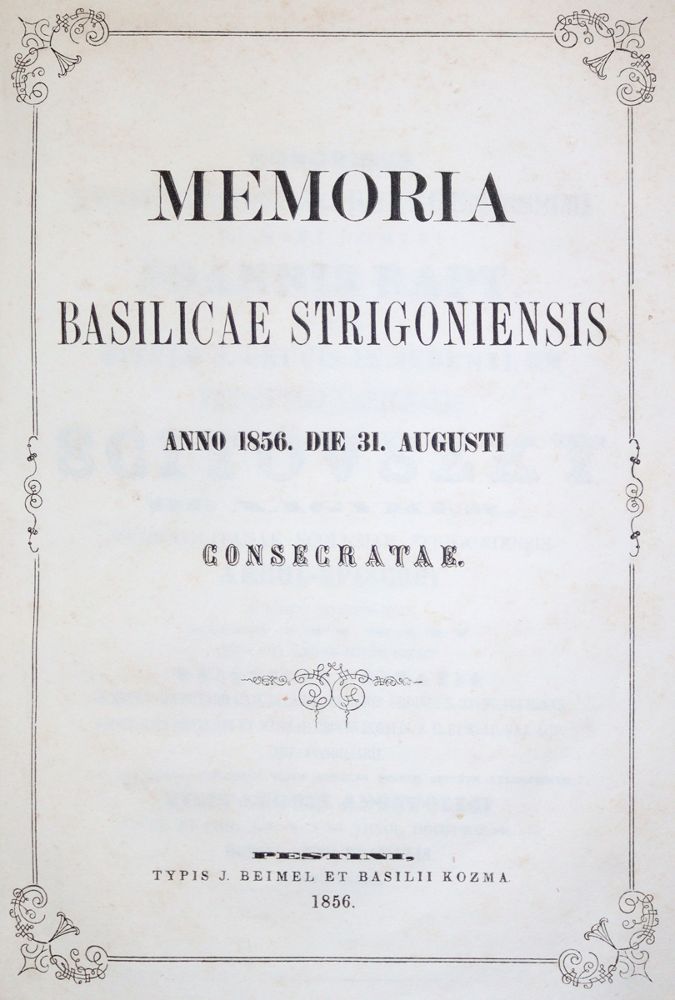 Große Abbildung Nr.1: 121-1234 Memoria Basilicae Strigoniensis: (Österreich)