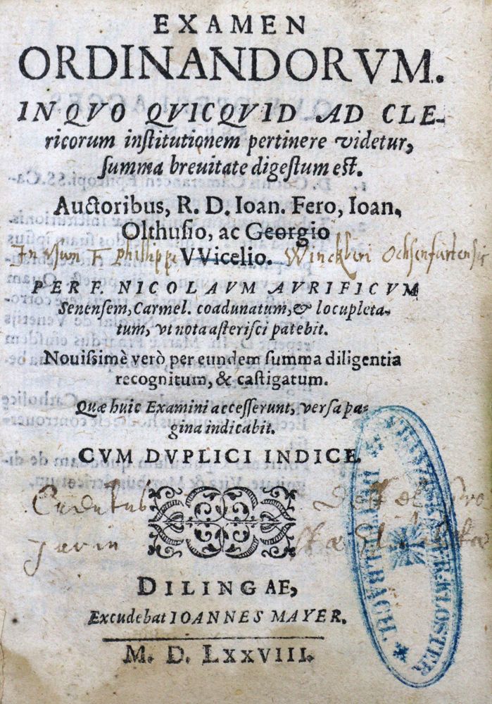 Große Abbildung Nr.1: 121-124 Ferus,J. (d.i. Wild).: (Alte Drucke, Handschriften und Theologie)