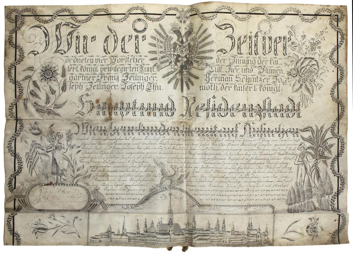 Große Abbildung Nr.1: 121-1251 Kundschaft: (Österreich, Wien)