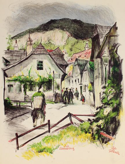 Große Abbildung Nr.1: 121-1254 Pötsch, Igo.: (Österreich, Wien, Wein und Weinbau)