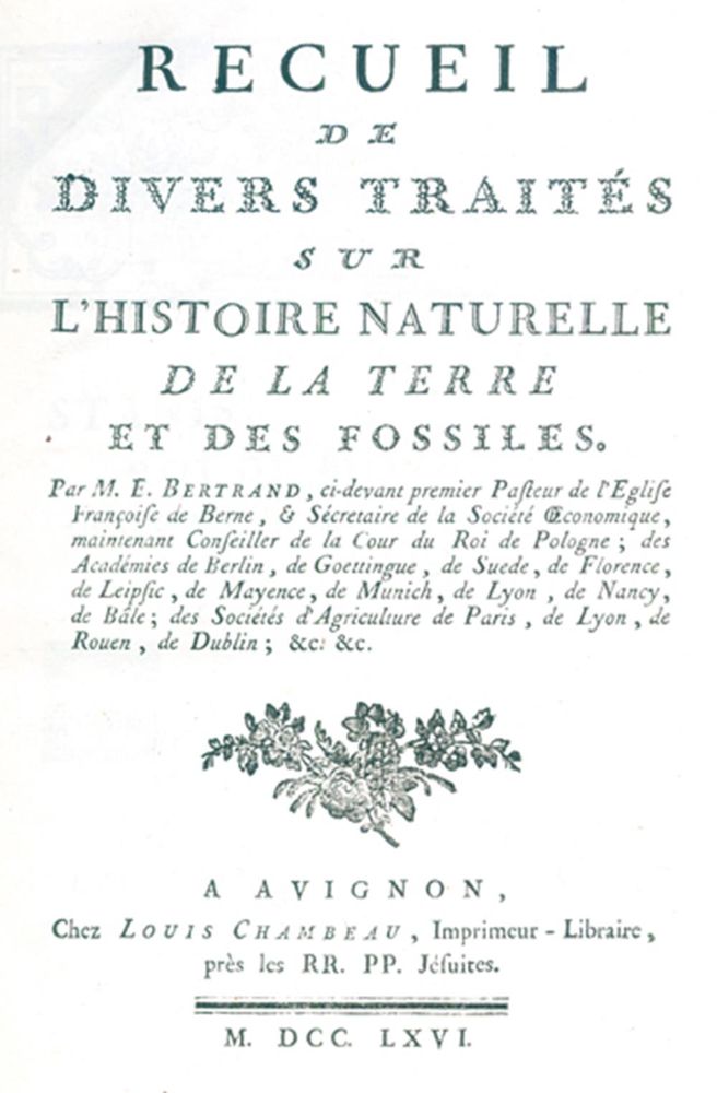 Große Abbildung Nr.1: 121-1264 Bertrand,E.: (Schweiz, Geologie - Mineralogie u. Paläontologie)