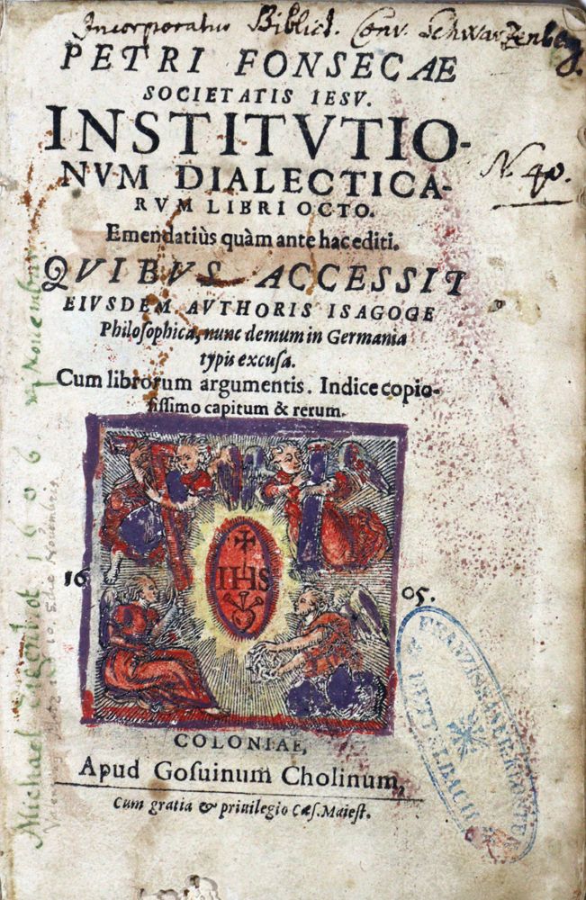 Große Abbildung Nr.1: 121-128 Fonseca,P.da.: (Alte Drucke, Handschriften und Theologie)